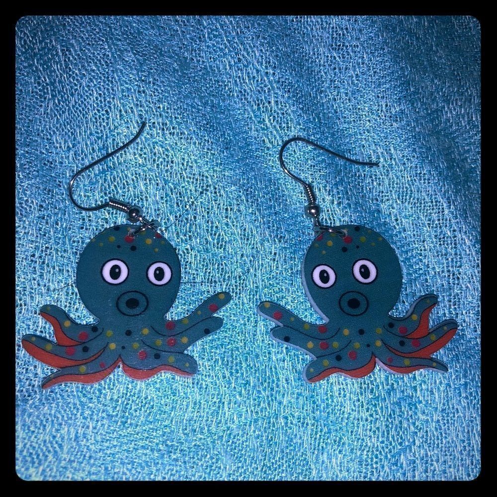 🐙 Octopus Earrings 🐙